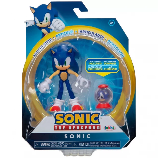 Фигурка с артикуляцией Sonic the Hedgehog Соник 10 см (41678i-GEN) - 1