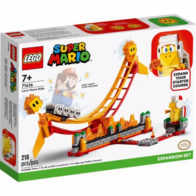 Конструктор Lego Super Mario Лава Wave Ride (71416) - 1