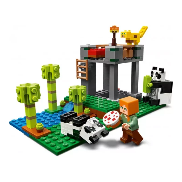Конструктор Lego Minecraft Розплідник панд (21158) - 6