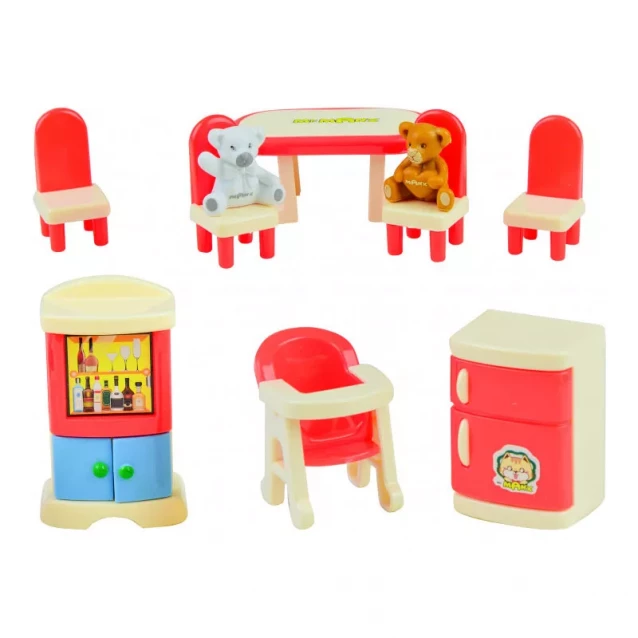 MANXS HAPPY FAMILY игрушечный набор мебель, 10 предметов - 3