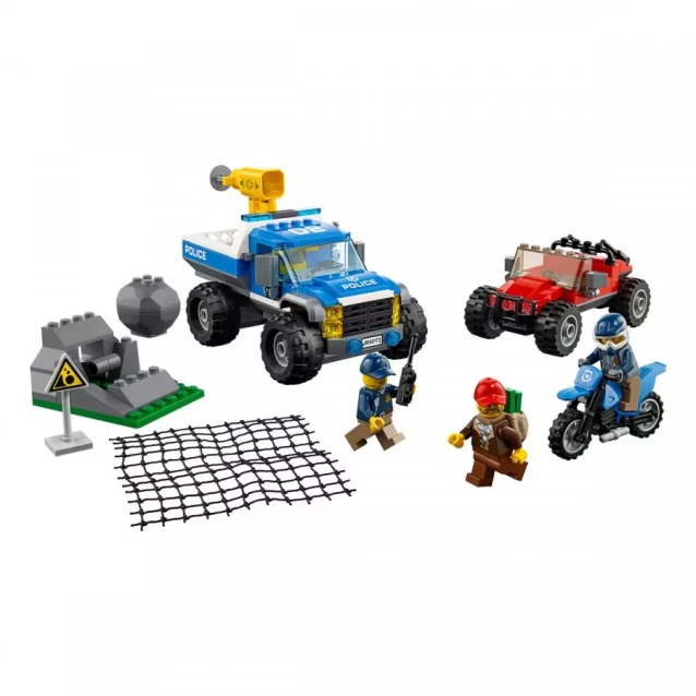 Конструктор LEGO City Погоня На Грунтовой Дороге (60172) - 3