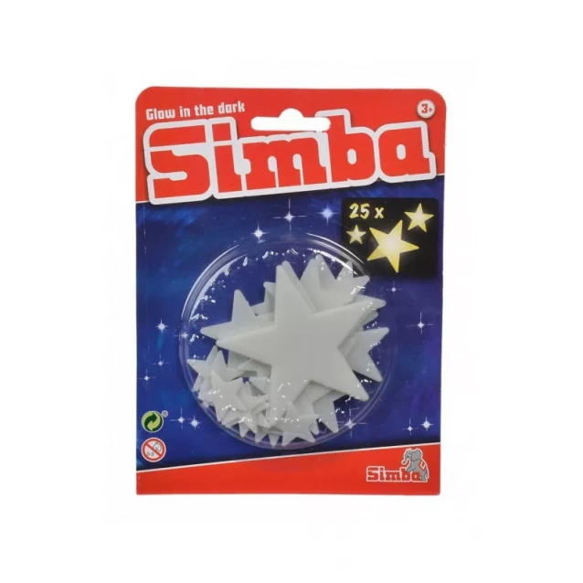 SIMBA Набір сяючих елементів "Сяючі зірки", 25 елементів, 3+. - 1