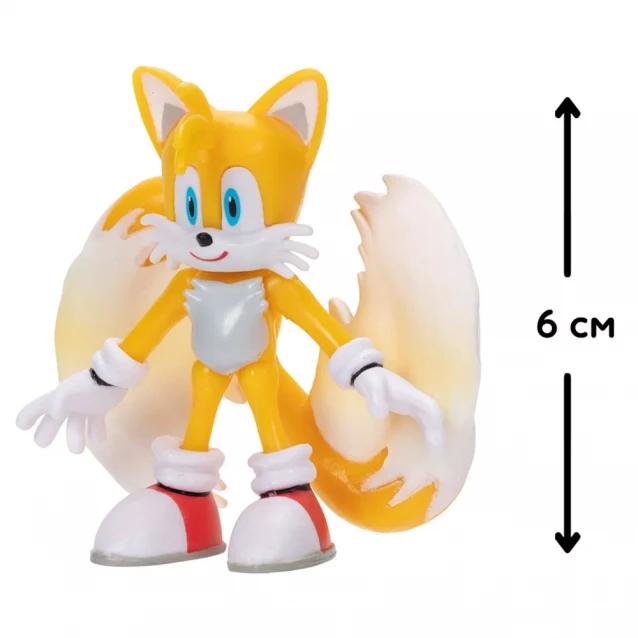 Фигурка с артикуляцией Sonic the Hedgehog Модерн Тейлз 6 см (40688i-RF1) - 3