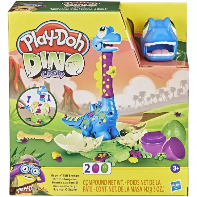 Набір пластиліну Play-Doh Великий Бронто (F1503) - 1