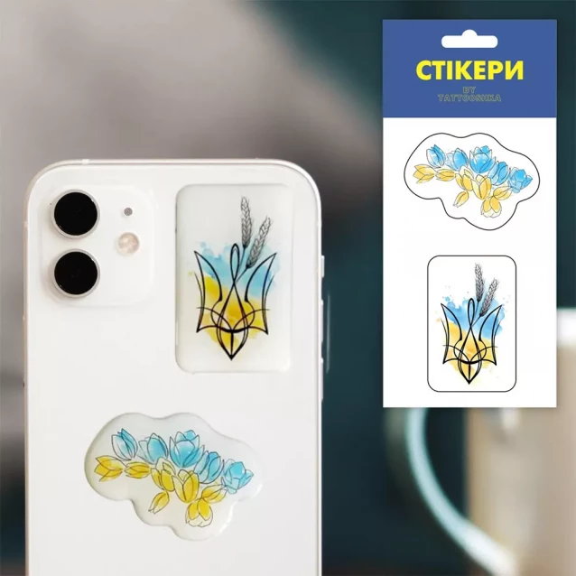 3D стикеры Tattooshka Акварельный герб (SM-05) - 2