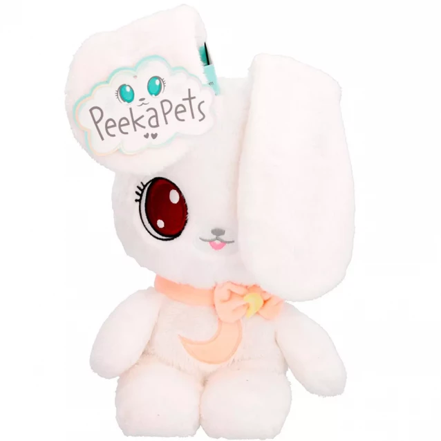 Мягкая игрушка Peekapets Кролик 28 см белый (906785) - 8