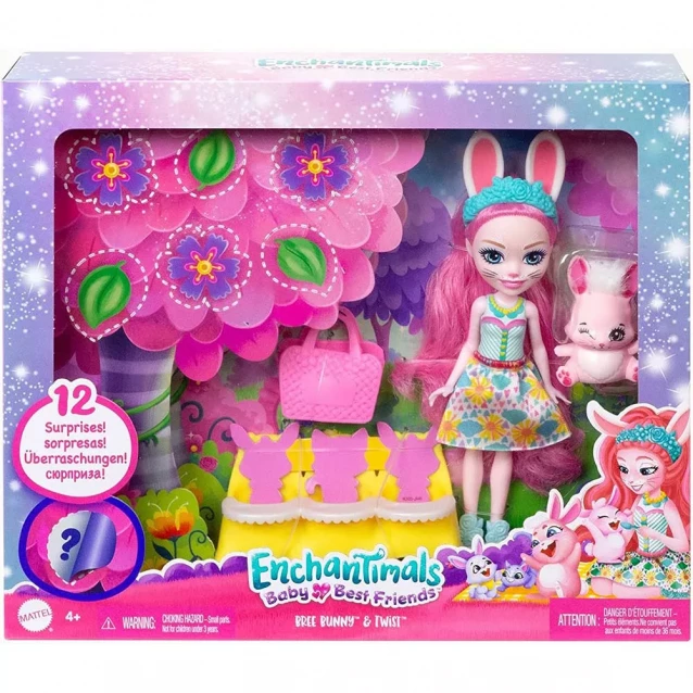 Лялька Enchantimals Друзі-малята Кролик Брі та Твіст (HLK85) - 2
