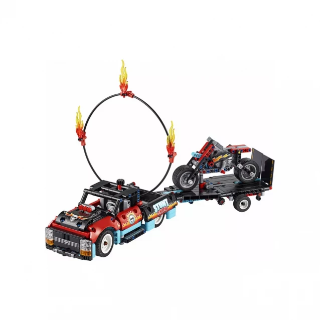 Конструктор LEGO Technic Каскадерский грузовик и мотоцикл (42106) - 7