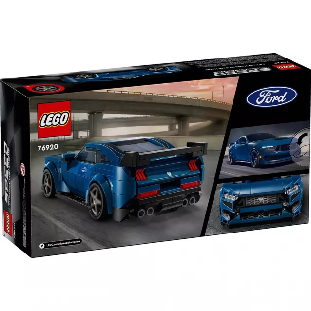 Конструктор LEGO Speed ​​Champions Спортивний автомобіль Ford Mustang Dark Horse (76920) - 2