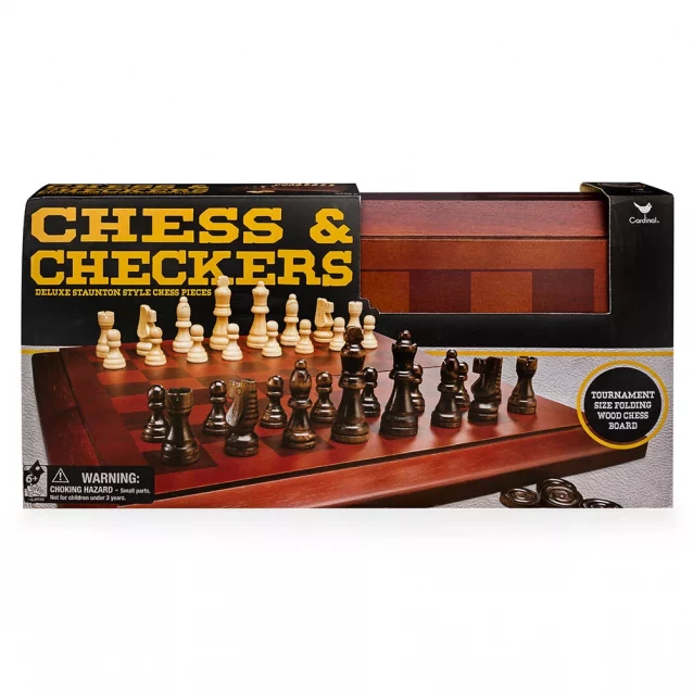 SPIN MASTER Games Набір з двох настільних ігор «Шахи та шашки» - 1