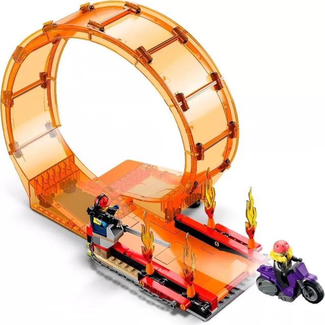 Конструктор LEGO City Stuntz Подвійна петля каскадерської арени (60339) - 8