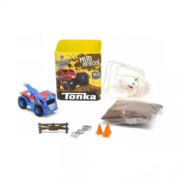 Іграшковий набір Tonka Машинка метал. з масою для ліплення та аксес. 4 види - 5