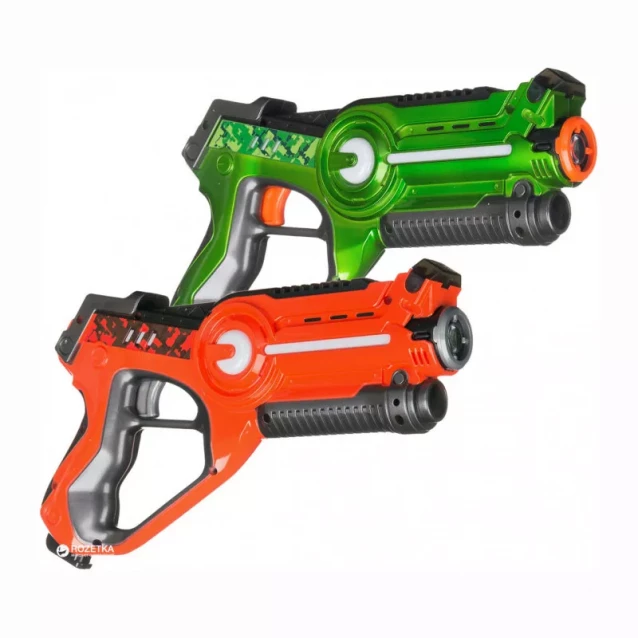 Набір пістолетів з масками UFT LASER TAG GUN (red+green) - 2