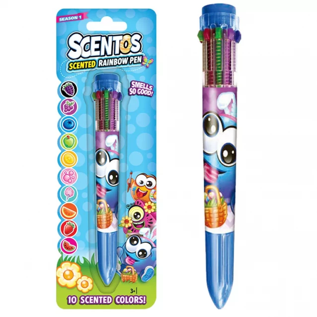 Багатокольорова ароматна кулькова ручка Scentos - ВЕЛИКОДНІ БАРВИ (11637-1) - 5