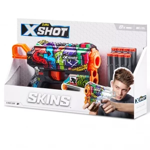 Бластер X-Shot Skins Flux Graffiti (36516B) дитяча іграшка