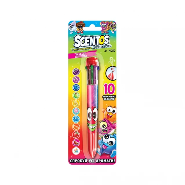 Багатокольорова кулькова ручка Scentos Чарівний настрій (41250) - 4