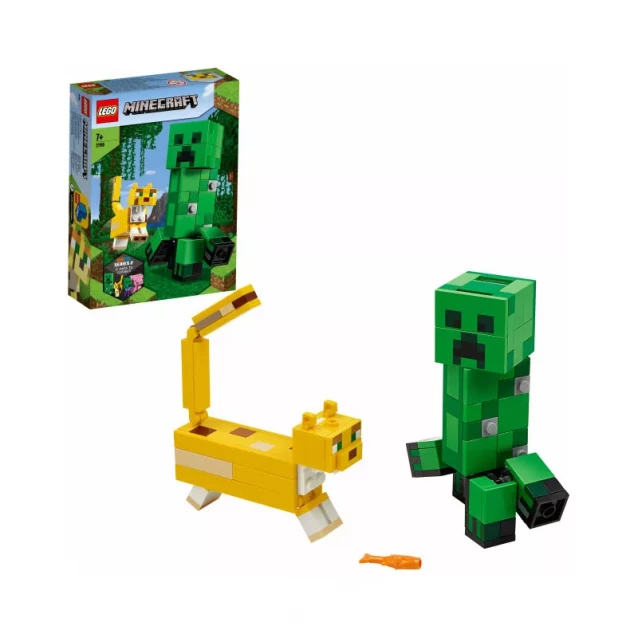 Конструктор LEGO Minecraft Большие Фигурки, Крипер И Оцелот (21156) - 8