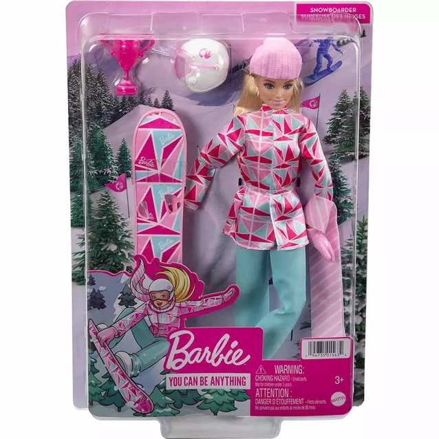 Кукла Barbie Зимние виды спорта Сноубордистка (HCN32) - 2