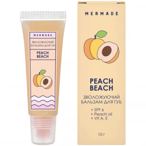 Зволожуючий бальзам для губ Mermade Peach Beach SPF 6 10 мл (MRL0010) дитяча іграшка