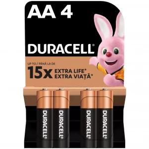 Батарейки лужні Duracell AA 4 шт (5006200/5014441) дитяча іграшка
