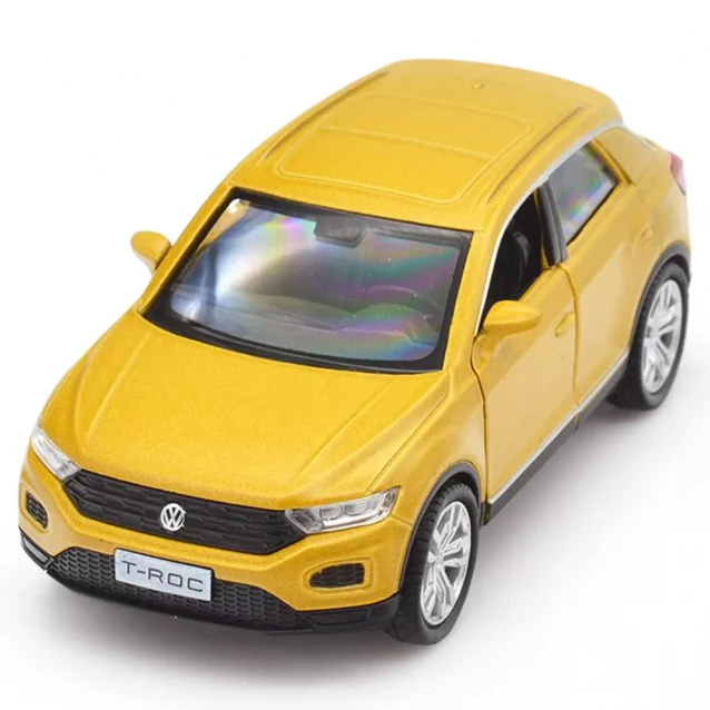 Автомодель TechnoDrive Volkswagen T-ROC 2017 золотой (250345U) - 1