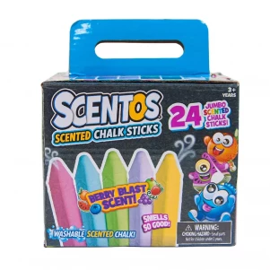 Набір SCENTOS Ароматна кольорова крейда для малювання - Яскраве літо 24 кольори (40079) дитяча іграшка