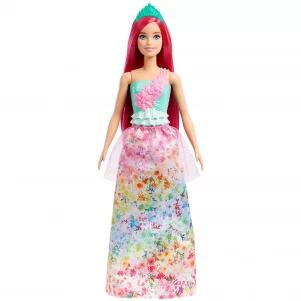 Лялька-принцеса Barbie Dreamtopia з малиновим волоссям (HGR15)  лялька Барбі