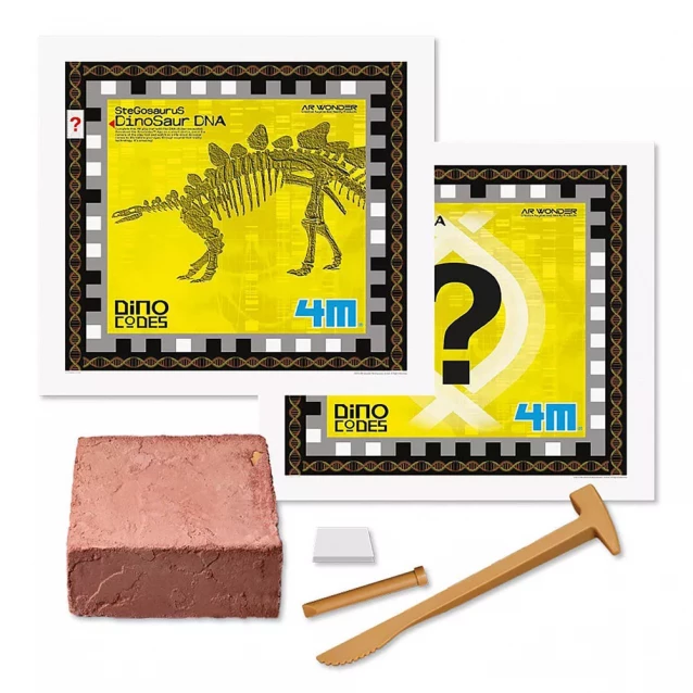 Набор для раскопок ДНК динозавра Стегозавр 4M (00-07004) - 2