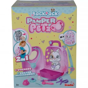 Рюкзак "Пампер Петс" для улюбленця, з ветеринарним набором та наліпками, 3+ дитяча іграшка