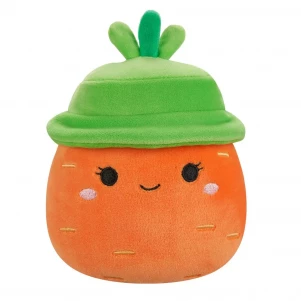 М'яка іграшка Squishmallows Морквинка Кароліна в капелюсі 13 см (SQER01182) дитяча іграшка