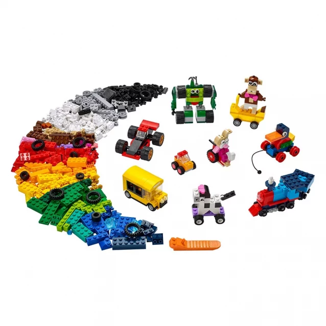 Конструктор LEGO Classic Кубики И Колеса (11014) - 17
