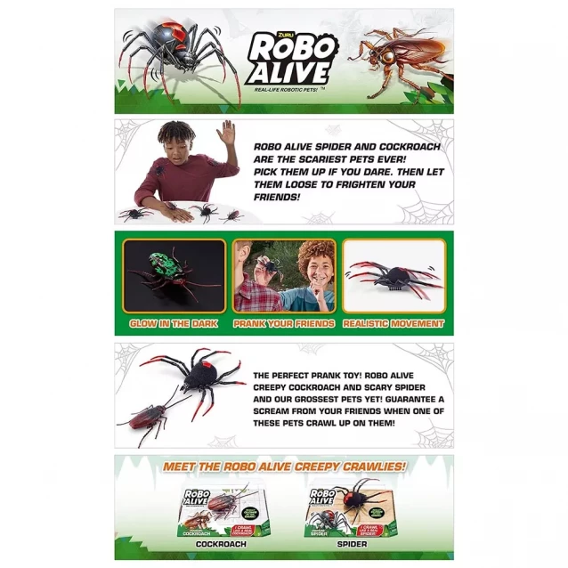Іграшка інтерактивна Pets & Robo Alive Павук (7151) - 8