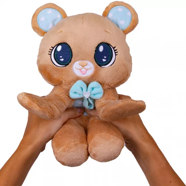 Мягкая игрушка Peekapets Мишка коричневый 30 см (907867) - 4