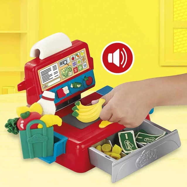 Набір пластиліну Play-Doh Касовий апарат (E6890) - 8