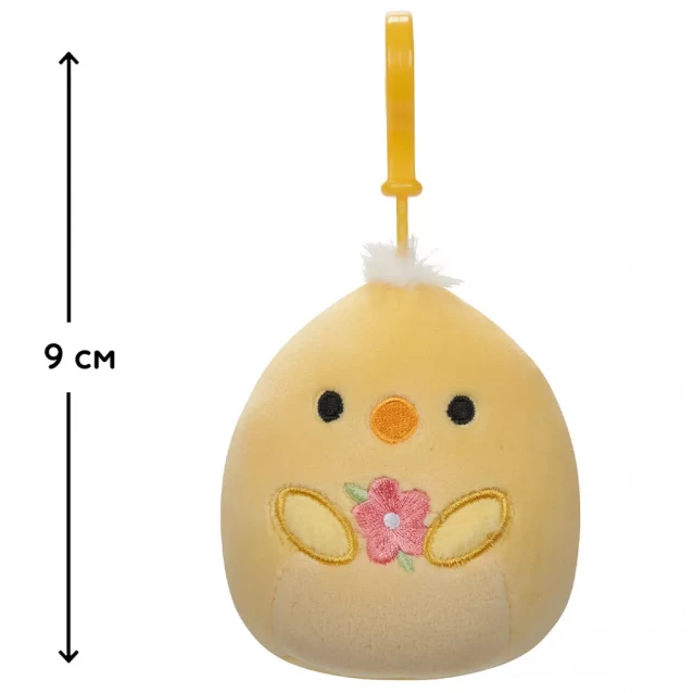 М'яка іграшка на кліпсі Squishmallows Пташеня Трістон 9 см (SQCP00182) - 2