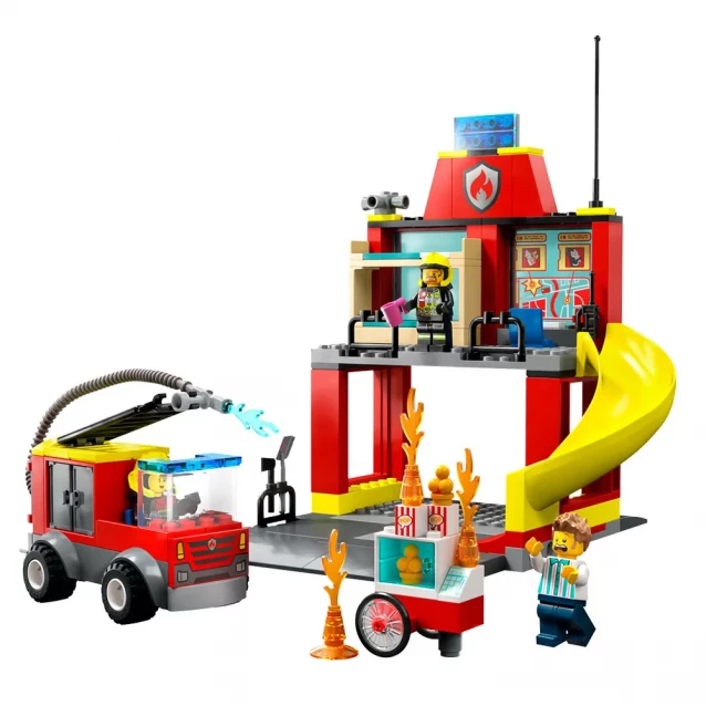 Конструктор LEGO City Пожарное депо и пожарная машина (60375) - 3