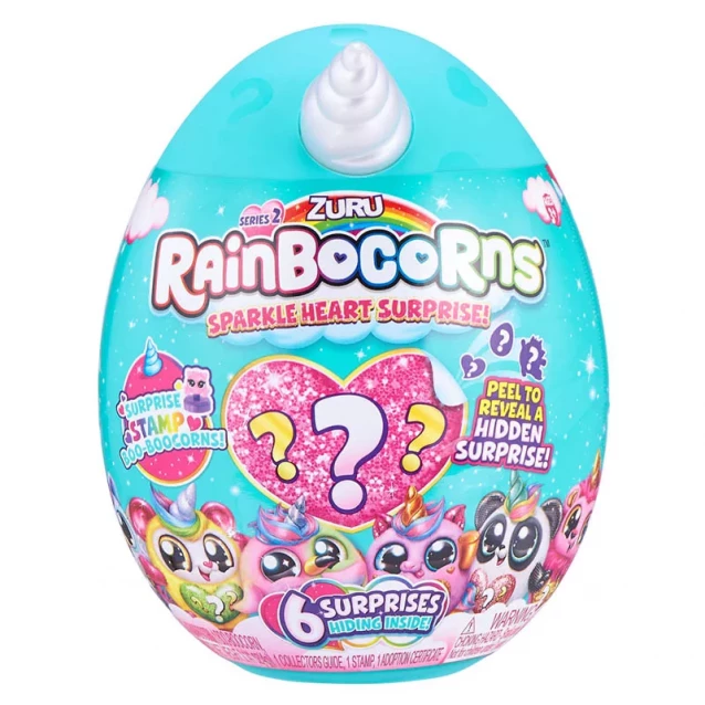 Мягкая игрушка-сюрприз Rainbocorn-H (серія Sparkle Heart Surprise 2) - 1