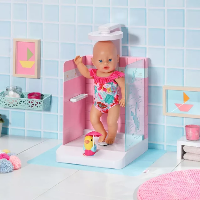 Zapf Автоматична душова кабінка для ляльки BABY BORN - КУПАЄМОСЯ З КАЧЕЧКОЮ 830604 - 3