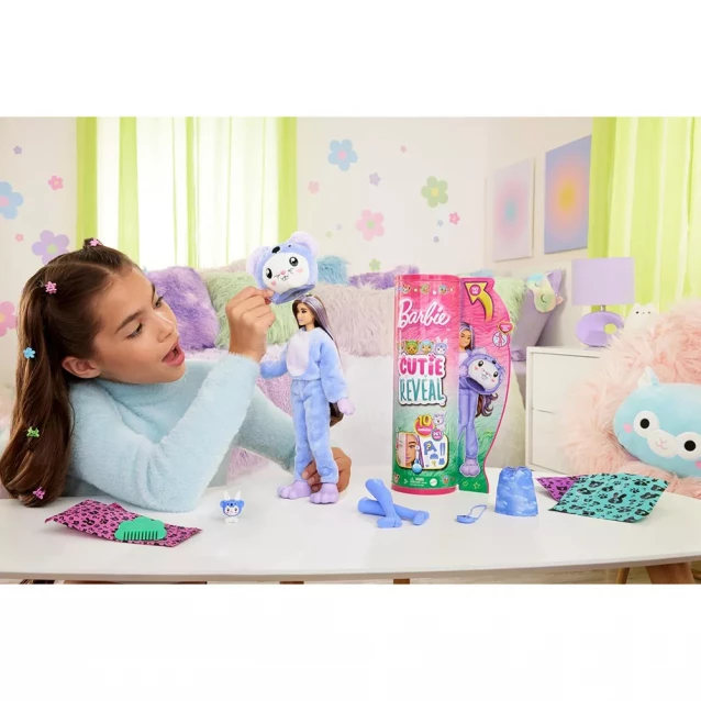 Лялька Barbie Cutie Reveal Чудове комбо Кролик в костюмі коали (HRK26) - 6