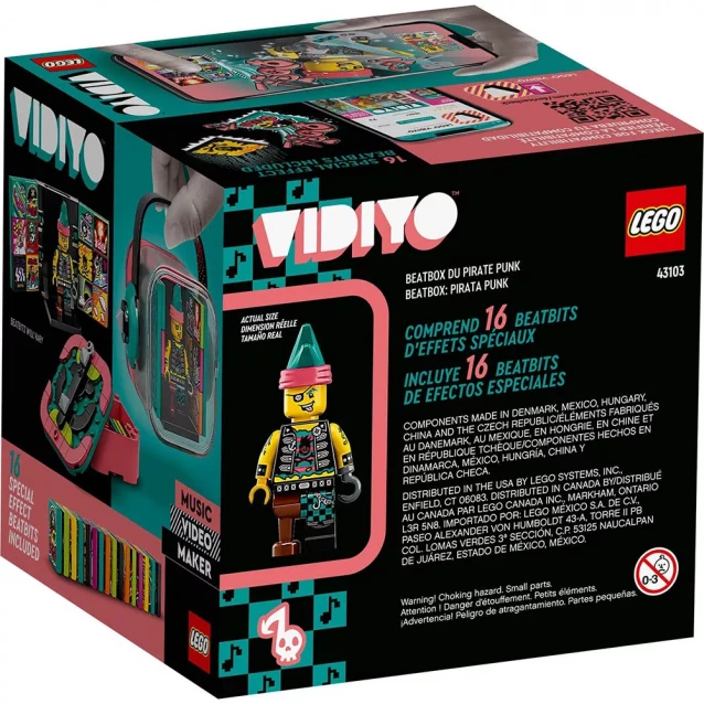 Конструктор LEGO Vidiyo Битбокс Пирата Панка (43103) - 7