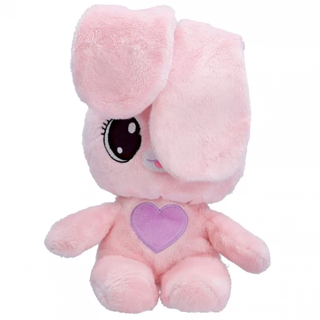 М'яка іграшка Peekapets Кролик 28 см рожевий (906778) - 1