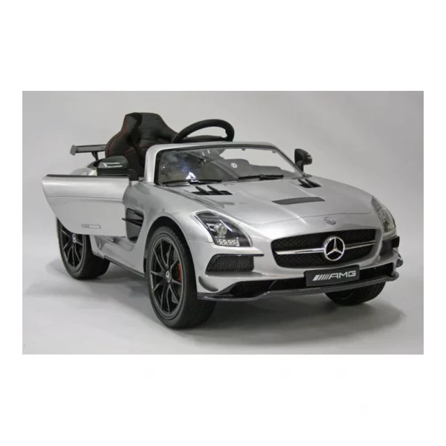 KIDSAUTO Автомобиль Mercedes SLS AMG карбон (белый) - 3