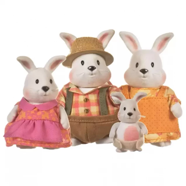 Набір фігурок Li`l Woodzeez Сім'я Кроликів 4 од (6006M) - 1