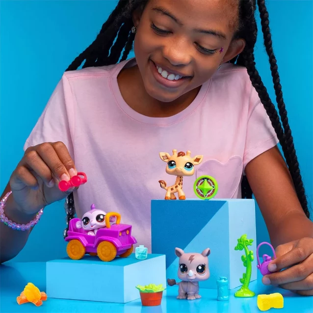 Набір фігурок Littlest PetShop Сафарі 3в1 (00524) - 4