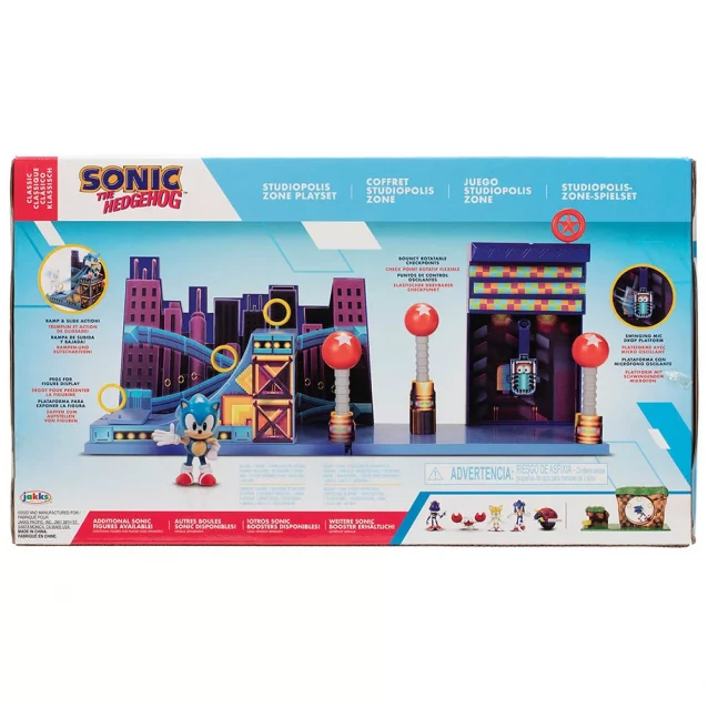 Игровой набор Sonic the Hedgehog Соник в Студиополисе (406924-RF1) - 8