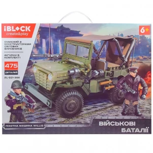 Конструктор Iblock 356 дет (PL-921-356) дитяча іграшка