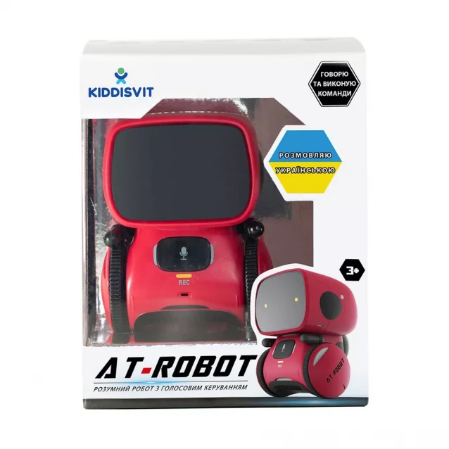 Інтерактивний робот AT-ROBOT з голосовим керуванням червоний, озвуч.укр. (AT001-01-UKR) - 3