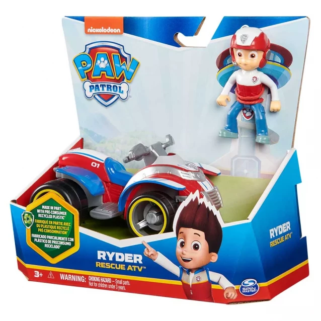 Рятівний автомобіль Paw Patrol з водієм Райдер (SM16775/8807) - 2