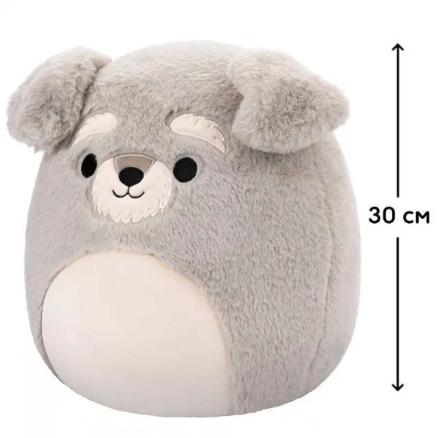 М'яка іграшка Squishmallows Шнауцер Шон 30 см (SQCR06682) - 2