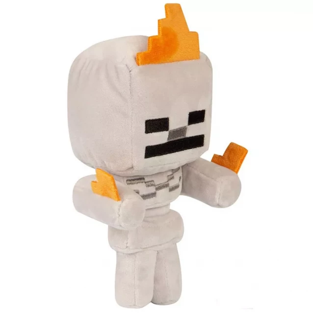 Плюшевая игрушка JINX Minecraft Happy Explorer Skeleton On Fire Plush Gray (JINX-9959) - 1